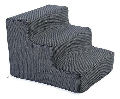 Rampa Para Gatos, Escalera Para S 3 Peldaños Gris Oscuro