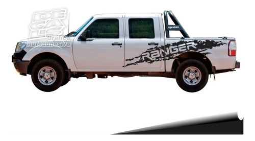 Calco Ford Ranger Doble Cabina 1998/2012 Decoracion Paint