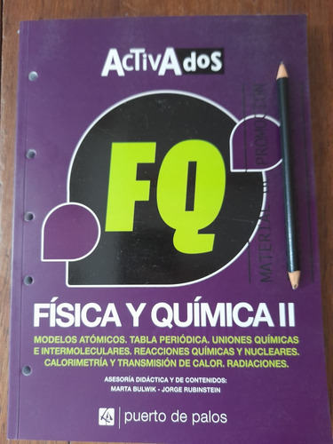 Física Y Química 2 Activados Puerto De Palos Sin Uso