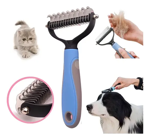 Removedor De Sub Pelos Rake Desembolador Banho Pet 26 Dentes Cor ...