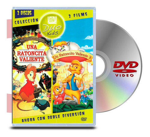 Dvd Pack La Ratoncita Valiente 1 Y 2