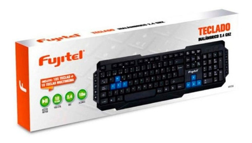 Imagen 2 de 3 de Teclado Inalámbrico Wr106 Fujitel