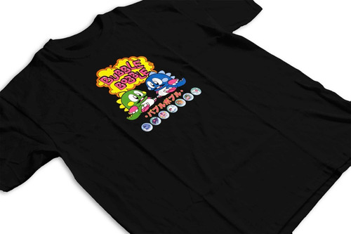 Remera Bubble Bobble Arcade Game Retro Art