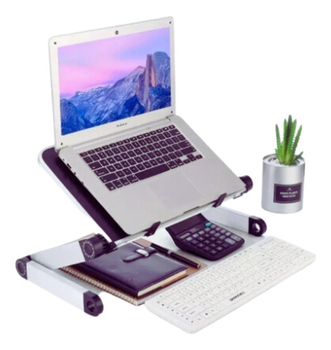 Mesa Portatil Ajustable Para Notebook Laptop Tablet Libros 