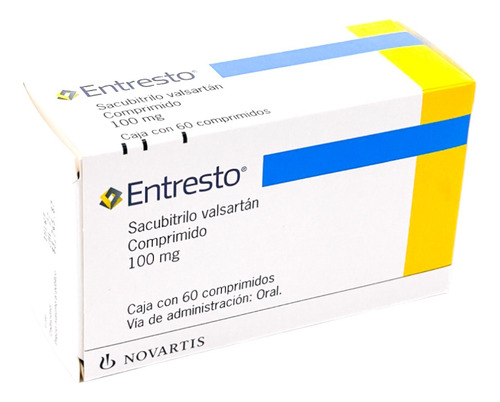 Entresto Sacubitrilo Valsartán 100mg C/30 - Novartis 2 Pack