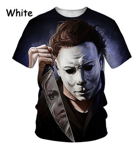 Nueva Polera 3d De Michael Myers De Halloween