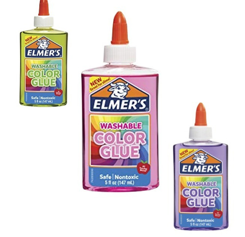 Slime Pegamento Elmers Colores Transparente Xtrem C