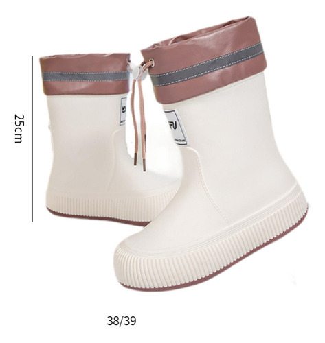 Cw Botas De Lluvia Botas De Agua Ligeras, Resistentes Y