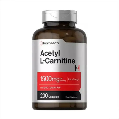 acetil l carnitina nombre comercial Acetil-l-carnitina Cápsulas 1500mg 200 Unidades Horbaach Sin Como una forma especializada de L Carlyle Suplemento de acetil L-carnitina