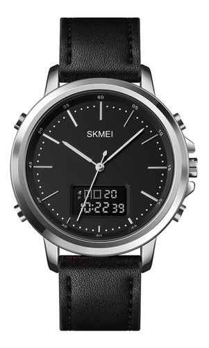 Skmei Minimalismo Reloj Analógico Digital Para Hombre Con Al