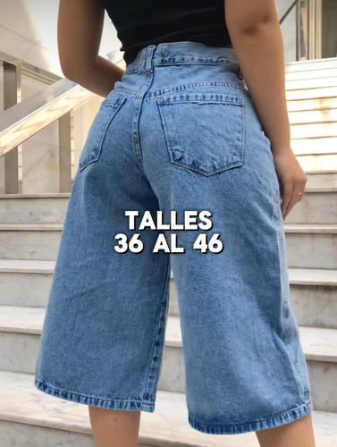 Bermuda Oversize Jean Mujer - Moda Verano 2025