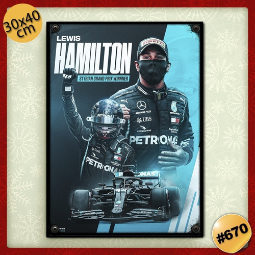 Pack De 3 Posters 30 X 40 Cm / Autos F1 Ferrari Hamilton