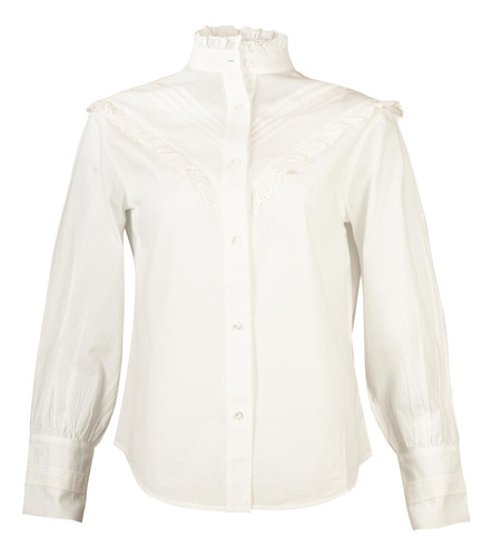 Blusa Algodón Orgánico Mujer Aitana Blanco