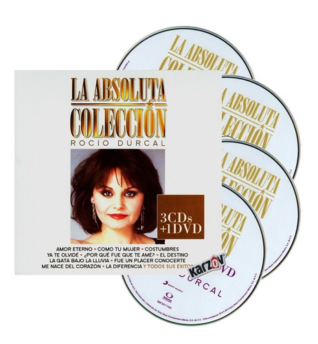 Rocio Durcal La Absoluta Coleccion Box 3 Cd + Dvd