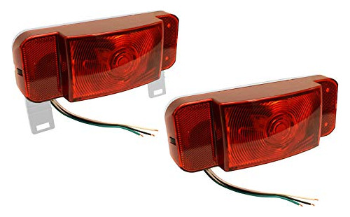 One L.e.d. Low Profile Combination Rv Tail Lights (rvst...