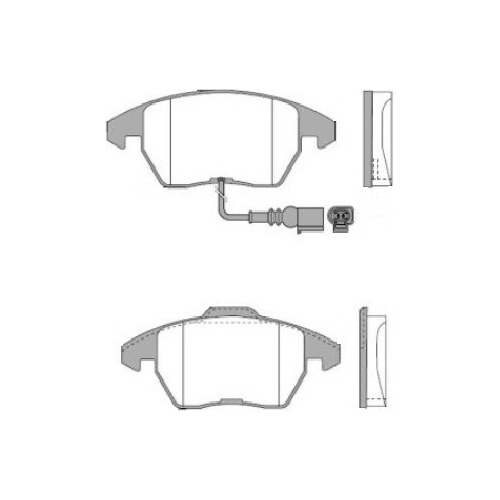 Pastillas De Freno Durbloc Para Audi A3 Sportback 2.0 Fsi