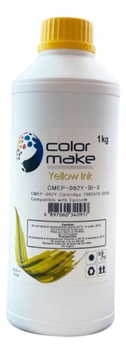 Tinta Compatible Epson Dye  1 Litro Color Make Negro