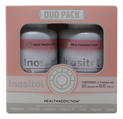 Healthaddiction Inositol Cápsulas Antioxidante 120