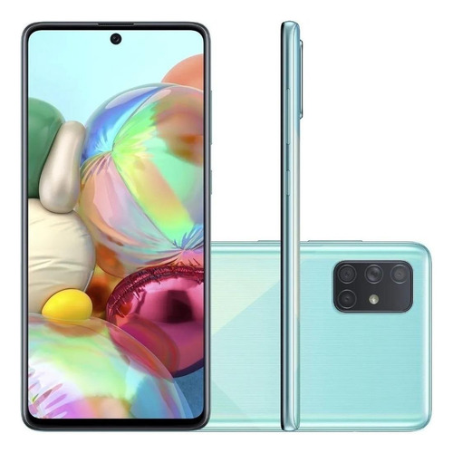 Imagen 4 de 4 de Samsung Galaxy A71 128 GB prism crush blue 6 GB RAM