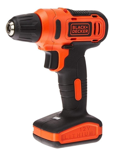 Imagen 1 de 4 de Taladro eléctrico destornillador Black+Decker LD12SP inalámbrico 900rpm naranja 127V/220V 12V con estuche de plástico