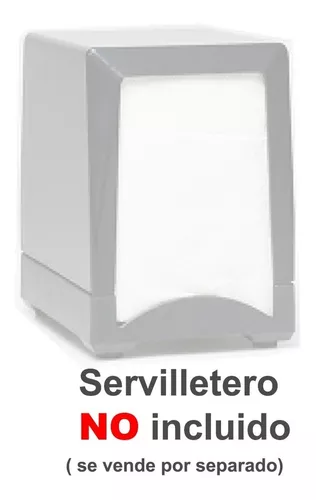 SERVILLETERO BARRA MESA PLASTICO BCO.