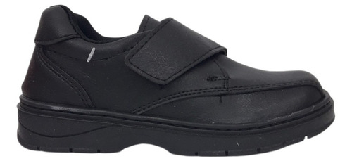 Zapatos Colegiales Con Abrojo Negro Niñas 27 Al 33