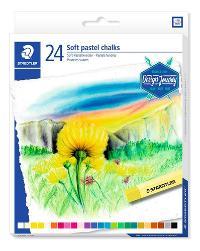 Crayones Tiza Pastel Staedtler Karat Caja X 24 Pasteles