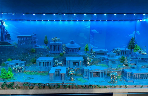 Imagen 6 de 10 de 12 Casas Del Santuario Diorama Saint Seiya, Atenea De Regalo