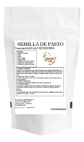 1kg Semillas De Pasto San Agustin Fino 