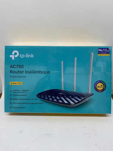 Tp-link Ac750 Wi-fi Router Dual Band Archer C20