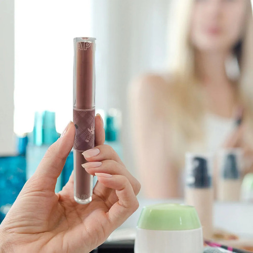 Tinte Labial Brillo Labial Brillo De Labios Mate De Doble Ca