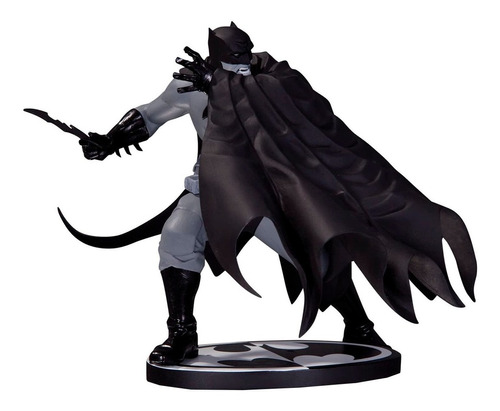 Batman Black And White Estatua Dave Johnson Dc Direct