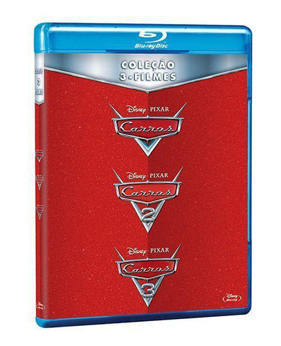 Blu-ray Box - Coleção Carros - 3 Filmes - Disney