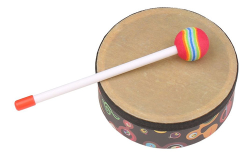 Instrumento De Percusión Hand Drum Orff De 6 Pulgadas Con Po
