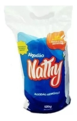 Algodão Rolo Hidrófilo 500gr Nathy 10 Rolos