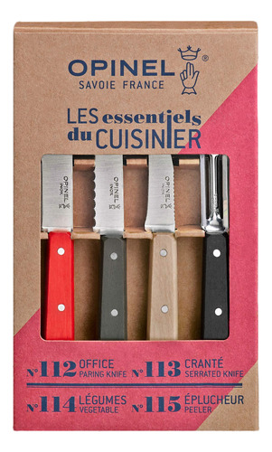 Juego De Cuchillos De Cocina Loft  Les Essentiels  Opinel, R