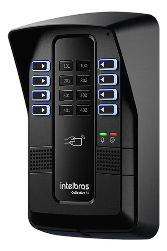 Portero eléctrico Intelbras COLLECTIVE 8i + 8 TDMI 300 negro