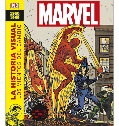 Marvel La Historia Visual Los Vientos Del Cambio 1950-1959, De Cefn Ridout. Editorial Dk, Tapa Dura En Español, 2019