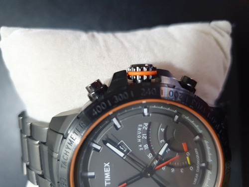 Timex Analógico Masc. Cronógrafo Puls Aço T2p273