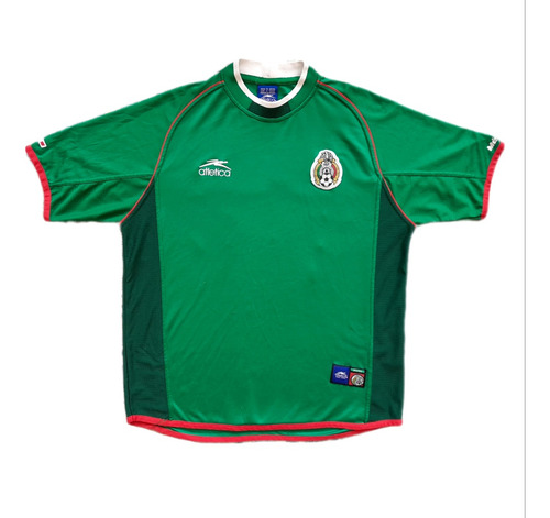 Jersey Futbol Atletica Selección Mexicana 2001-02 Vintage Ép