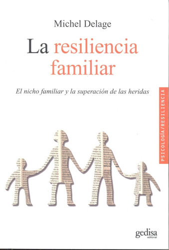 La resiliencia familiar: El nicho familiar y la superación de las heridas, de Delage, Michel. Serie Resiliencia Editorial Gedisa en español, 2010