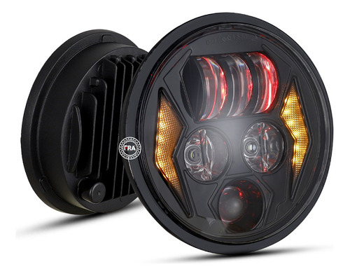 5.75 Pulgadas Redondo Foco H4 Faro Luces Para Jeep/moto 