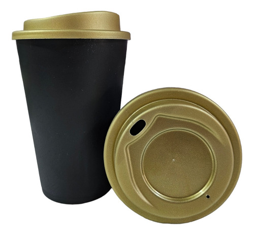 100 Piezas Vasos Cafetero Con Tapa 700ml 23oz Reutilizables