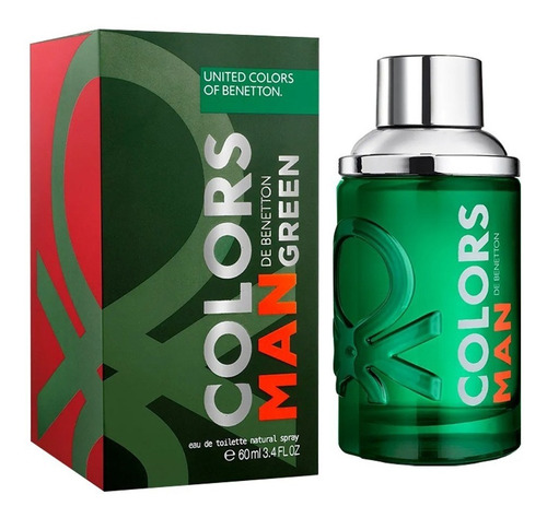 Perfume Hombre Benetton Colors Green 60ml Febo
