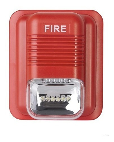 Sirena De Incendio De Interior Con Led, 65 Flashes P/minuto