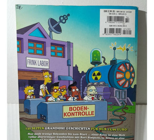 Hq Importado Encadernado Bart Simpsons Hebt Ab! Panini Rjhm (Usado)