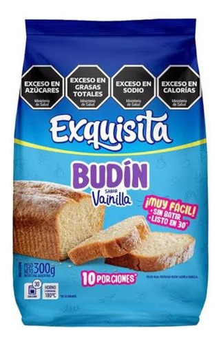 Budin De Vainilla Exquisita X 300gr