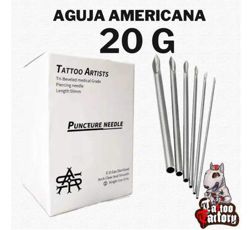 Aguja Americana 20 G