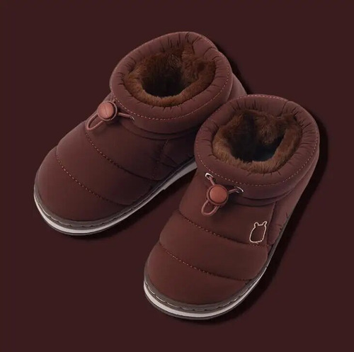 Botas De Invierno Para Niñas Pequeñas, Zapatos De Tacón Plan