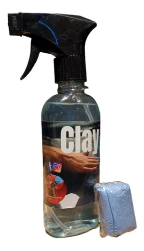 Kit Descontaminante Claybar Claypad Claylub 250ml Brea 45gr